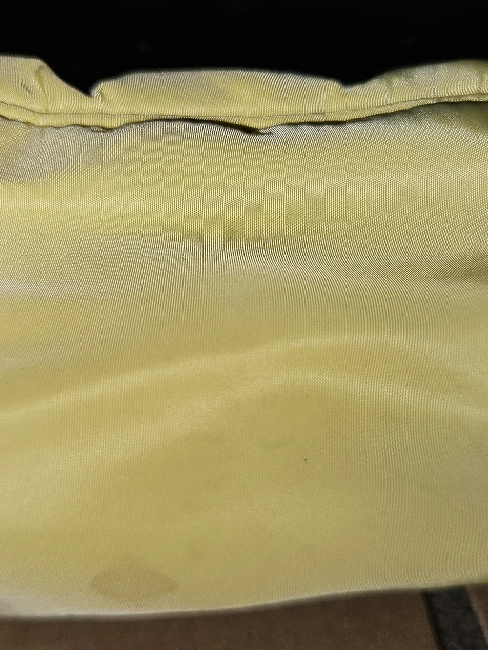 Steve Madden Yellow Quilted Nylon North Crossbody Bag Puffer Purse